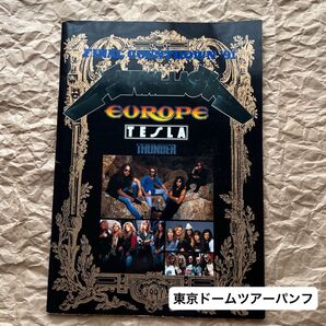 『パンフレット』メタリカ他 「FINAL COUNTDOWN '91 東京ドーム」記念ツアーパンフレット