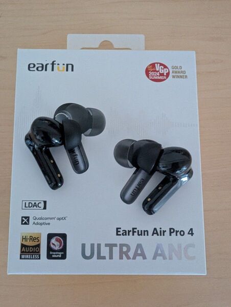 EarFun Air Pro 4 ULTRA ANC ワイヤレスイヤホン ブラック