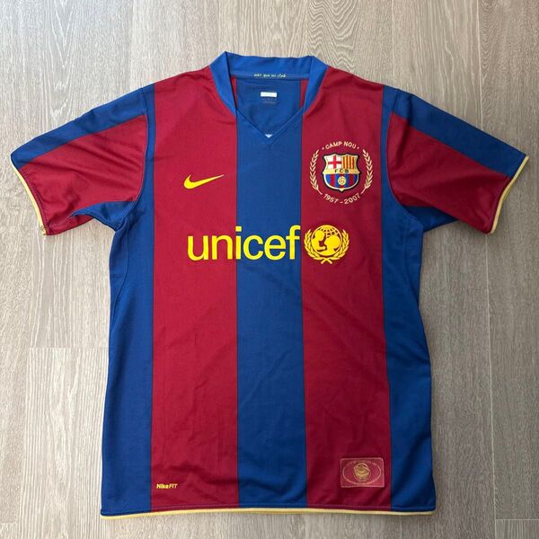 NIKE FCバルセロナ 07/08 ユニフォーム ホーム半袖 Mサイズ