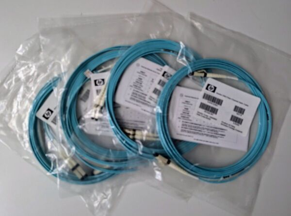 【新品未使用】HP社製 ファイバチャネル OM3 ケーブル 5m(LC-LC) 4本セット