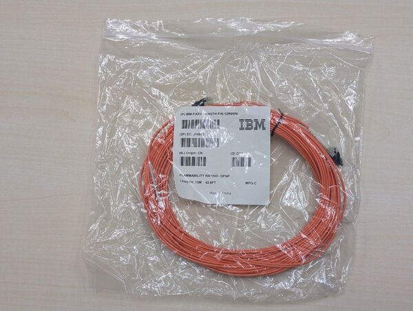 【新品未使用】IBM ファイバチャネル 13m LC-LC 12R9559
