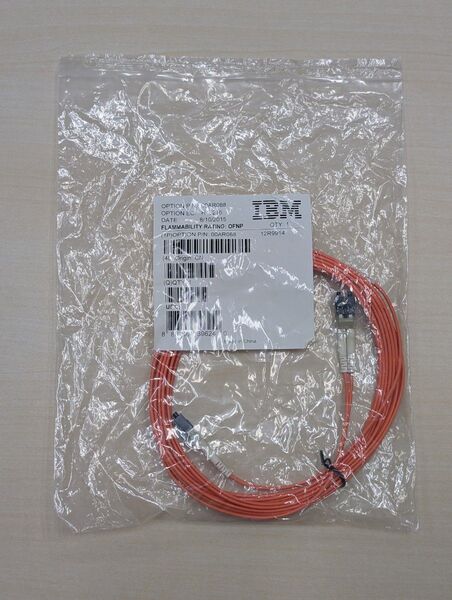 【新品未使用】IBM ファイバチャネル 5m LC-LC 12R9914