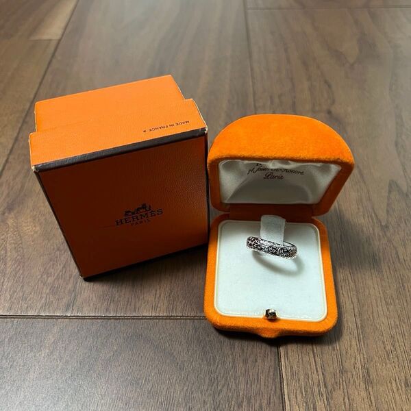 HERMES エルメス トゥーブー リング 56 K18WG 750