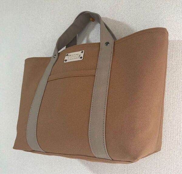 帆布8号トートバッグ☆ハンドメイド