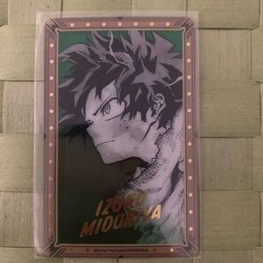 【クーポンで200円引】ヒロアカ原画展 箔押しクリアカードコレクション ヒロアカ展 緑谷出久