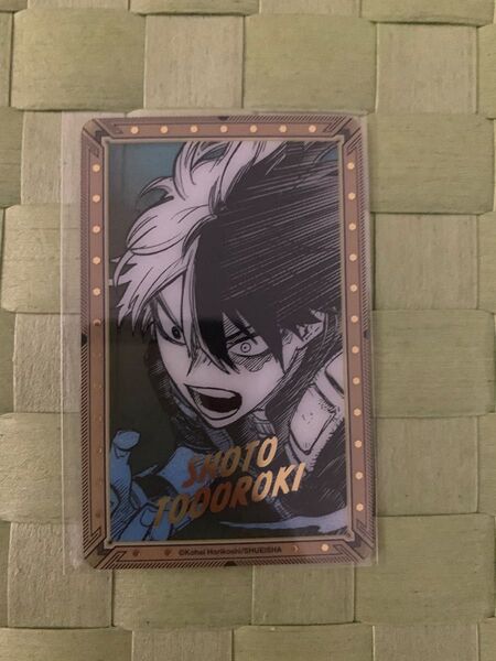 【クーポンで500円引】ヒロアカ原画展 箔押しクリアカードコレクション ヒロアカ展 轟焦凍