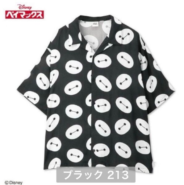 新品未使用 タグ付き ディズニー ベイマックス アロハシャツ 半袖 半袖シャツ 総柄 シャツ