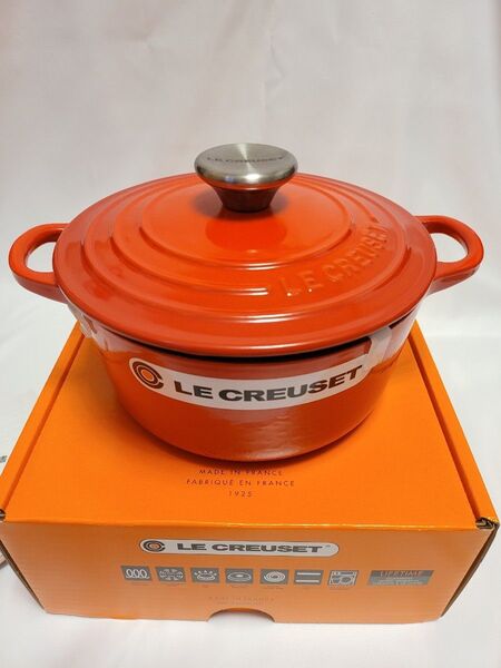 ☆新品未使用☆LE CREUSET ココットロンド 18cm チリレット