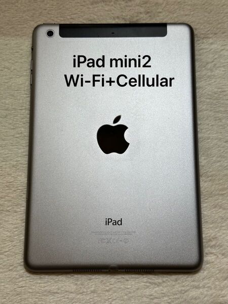 Apple iPad mini 2 16GB スペースグレイ Space Gray Wi-Fi+Cellularモデル