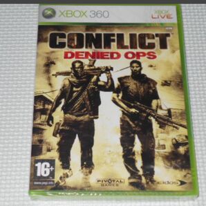 xbox360★CONFLICT DENIED OPS 海外版 EU版 PAL★新品未開封