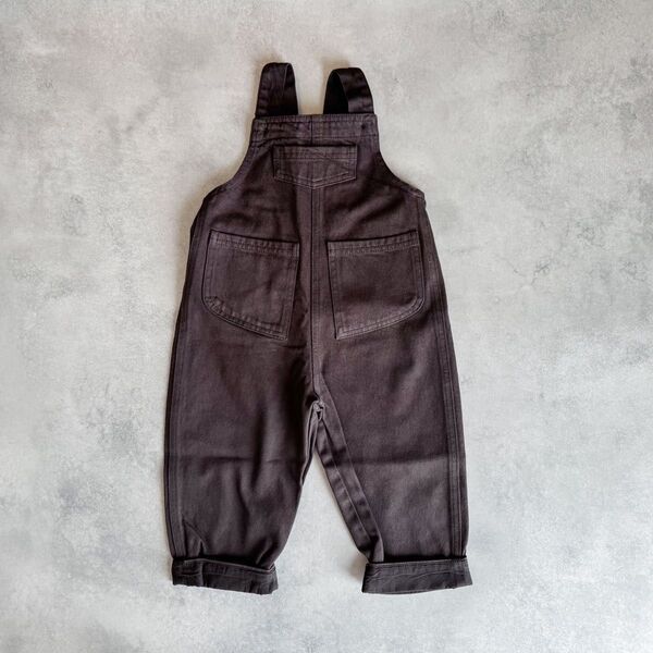 【新品未使用】soor ploom 24AW Tillie Overall Licorice 2y