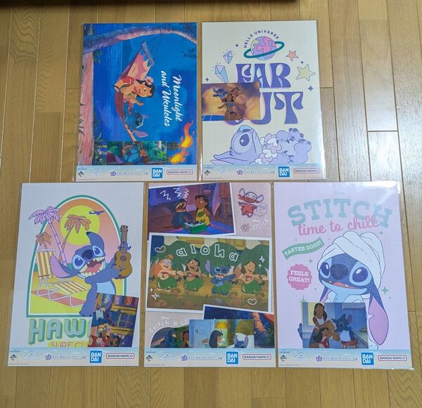 一番くじ 〈リロ&スティッチ〉 ~のんびりまったりサマー~ F賞 ポスター&ポストカードセット 新品未開封