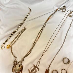 アクセサリー ネックレス ゴールド系 指輪 セット ディズニー Disney ブレスレット シルバー系
