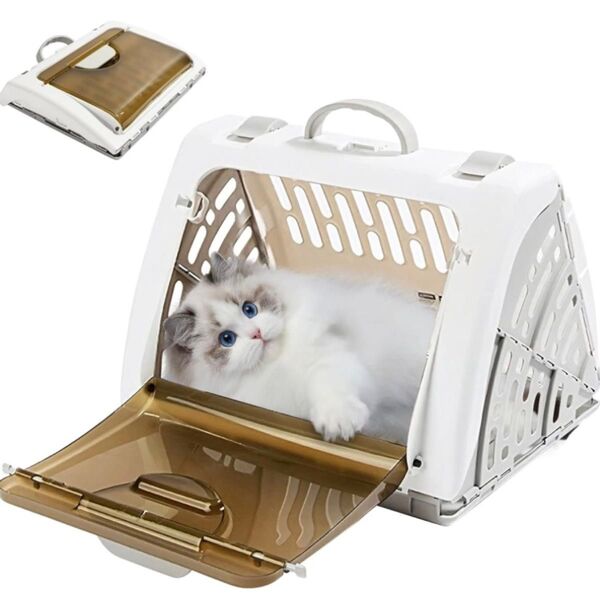 ペットキャリー 折りたたみ式 キャリーケース 猫 小型犬 ペット用 通気性 ペット用キャリーバッグ