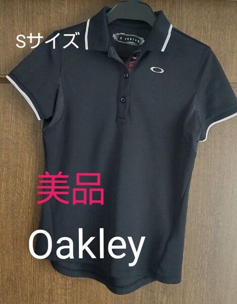 Oakley オークリー レディース ゴルフ ポロシャツ 黒 Sサイズ
