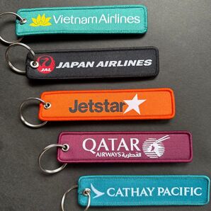 航空会社キーホルダー まとめ売り 5個セット 未使用