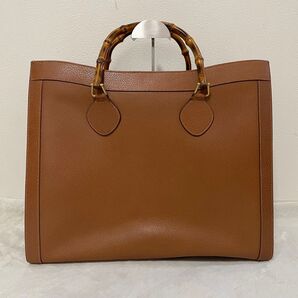 GUCCI グッチ オールドグッチ バンブー ハンドバッグ トートバッグ レザー ダイアナ ラージ 大容量
