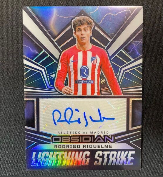 199枚限定 2023-24 Panini ロドリゴ・リケルメ 直筆サイン Auto Obsidian