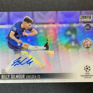 2020-21 Topps ビリー・ギルモア 直筆サイン RC ナポリ Auto Stadium Club UEFA