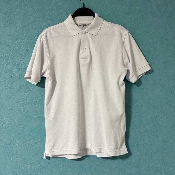 ポロシャツ 半袖 半袖ポロシャツ ホワイト S DRY POLO SHIRT UNIQLO