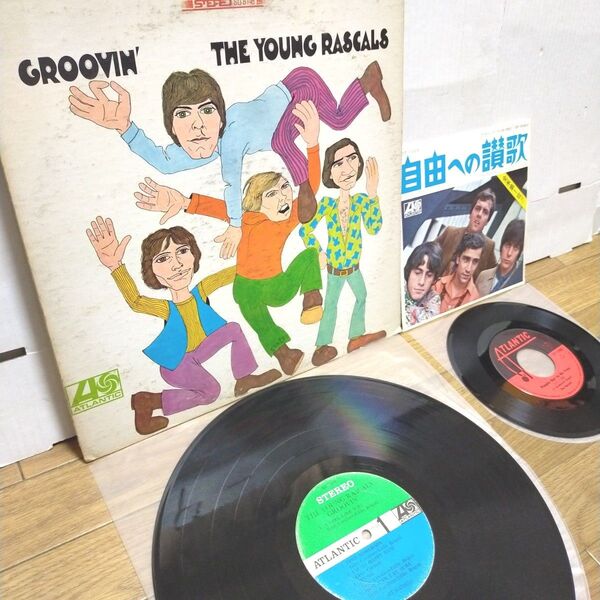 US盤LPレコード/THE YOUNG RASCALS ヤング・ラスカルズ/Groovin′/SD-8148 EPオマケ 山下達郎
