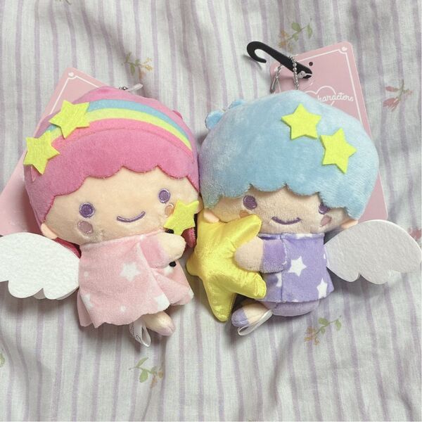 リトルツインスターズ ぬいぐるみ マスコットチャーム キキララ アベイル サンリオ
