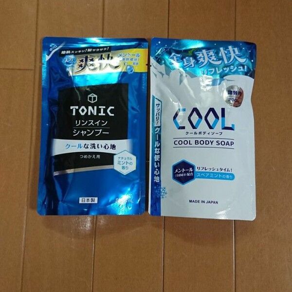 トニック リンスインシャンプー230ml クールボディソープ 230ml