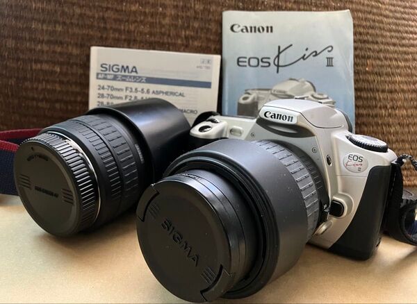 キャノン フィルム一眼レフカメラ EOS Kiss III SIGMA ZOOMレンズ付き