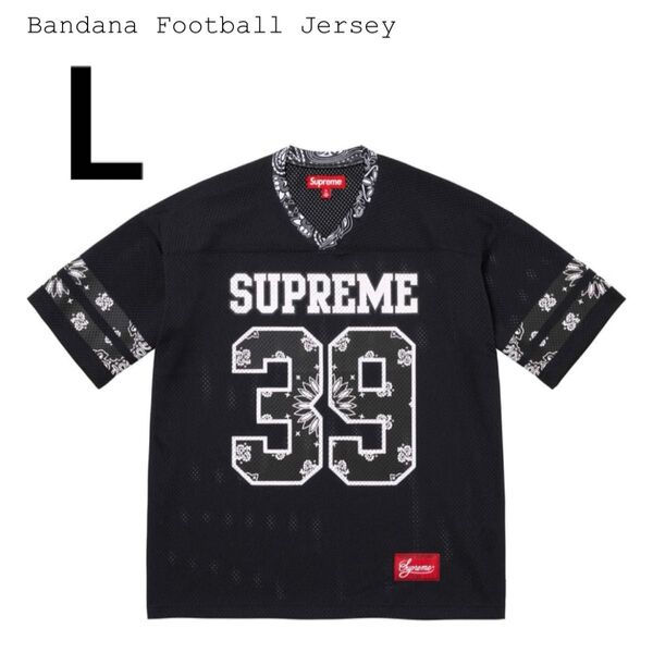 Supreme Bandana Football Jersey black L シュプリーム