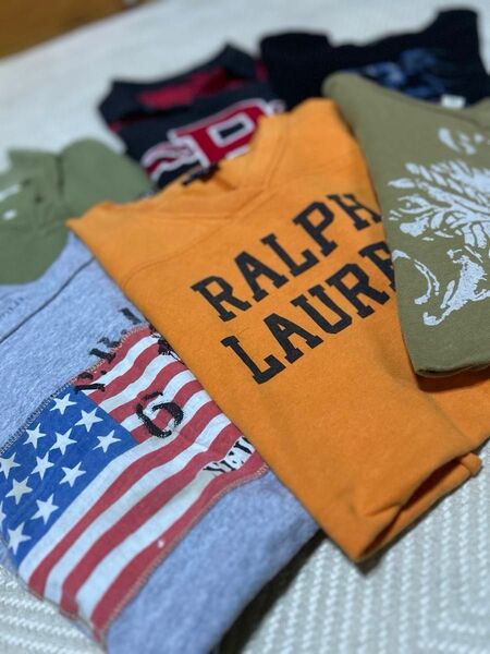 色褪せused品 ポロラルフローレン デニムサプライ ポロジーンズ Tシャツポロシャツ まとめて6枚