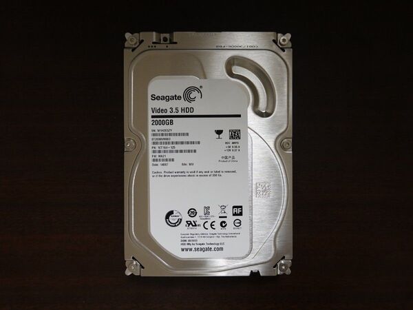 DIGA修理用ハードディスク DMR-BZT760用 2TB HDD Seagate ST2000VM003 ⑫