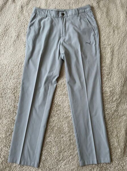 美品 プーマ メンズ ゴルフ パンツ M グレー