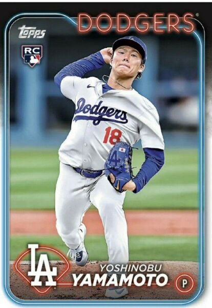 ☆送料無料☆山本由伸 2024 topps series2 ロサンゼルス・ドジャース 大谷翔平 佐々木朗希 侍ジャパン WBC
