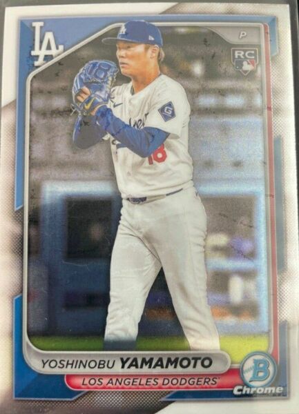 ☆送料無料☆山本由伸 2024 topps BOWMAN CHROME RC ルーキーカード ロサンゼルス・ドジャース