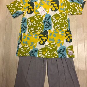 新品 京都 SOU・SOU リラックスウェア セットアップ 5分袖 夏パジャマ レディース M