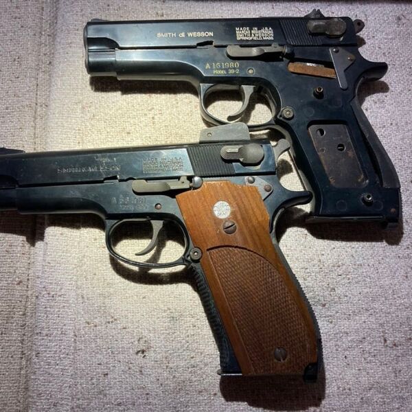 マルシン製 SMITH & WESSON モデルガン 2個セット ジャンク扱いです