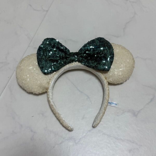 ディズニー カチューシャ ミニー スパンコール リボン Disney TDR