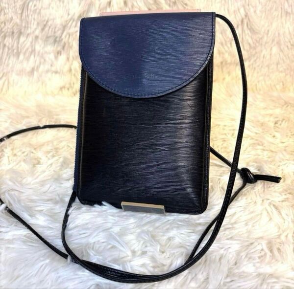 Paul Smith ポールスミス ショルダーバッグ ブラック レザー