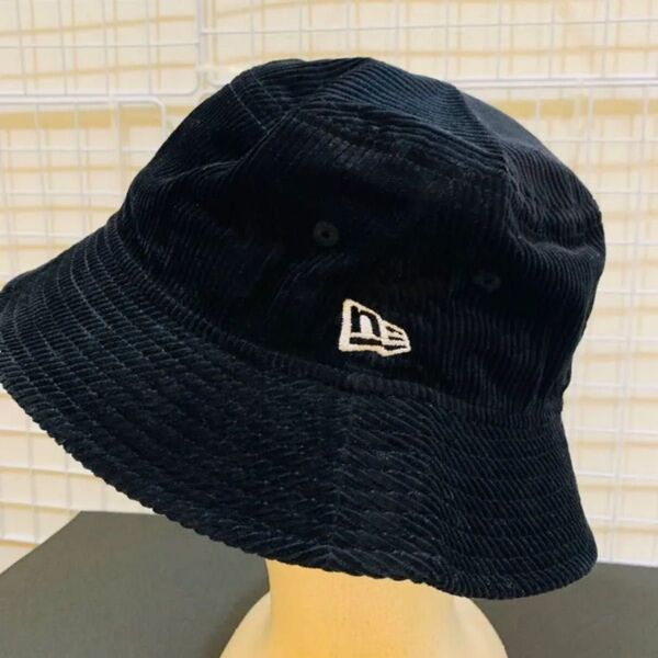 【タグ付き未使用】NEW ERAニューエラ バケットハット ハット ブラック SMALL/MEDIUM