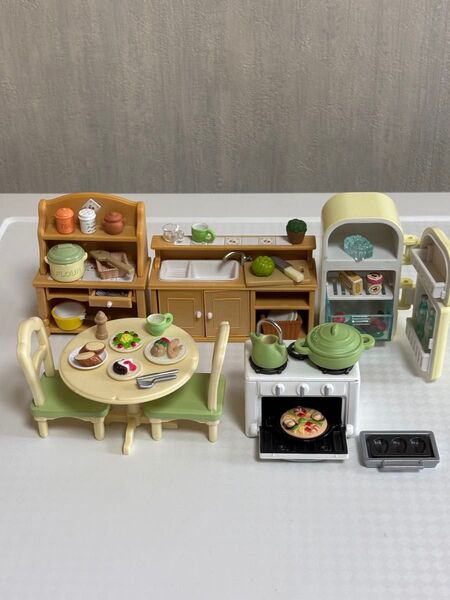 シルバニアファミリー 家具 キッチン セット 中古