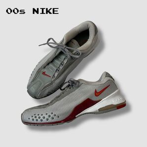 激レア 2003 NIKE AIRMAX spin run tech スニーカー シルバー系 25.0cm