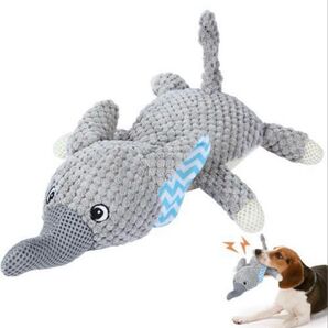 犬 噛むおもちゃ 音が出る ぬいぐるみ 知育玩具 ストレス解消 ゾウ ぬいぐるみ くったりぬいぐるみ