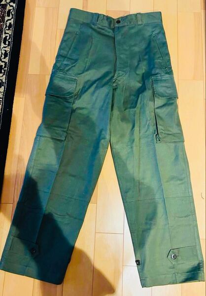 美品 フレンチ army M47 ヴィンテージ カーゴパンツ 実物 12サイズ フランス軍 ミリタリー