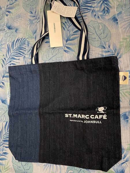 JOHNBULL × ST.MARC CAFE コラボトートバッグ デニム 新品 未使用 犬