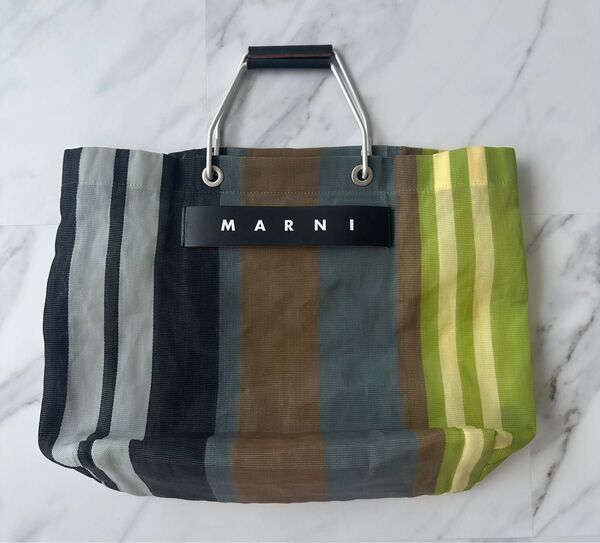 MARNI マルニマーケット マルチカラー トートバッグ