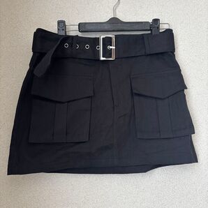 未使用【SHEIN EZwear】 グルンジ バックルベルト カーゴスカート S