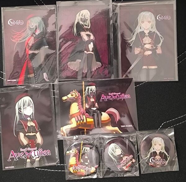 Ave Mujica 特典セット 缶バッジ ブロマイド モーティス 若葉睦 ブルーレイ特典など