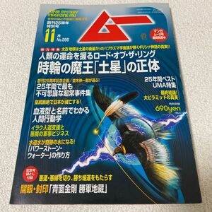 27 月刊ムーMU 世界の謎と不思議に挑戦する　2004年11月号No.288 UFO 超能力　UMA 奇現象　古代文明　神秘　都市伝説　スピリチュアル