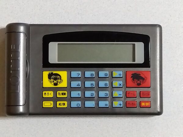 ジャンク品 爆走兄弟レッツ&ゴー!! 非売品 電卓 LOTTE 計算機 昭和レトロ