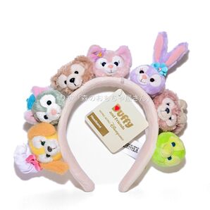 【 香港ディズニー 限定 】【タグ付き】【未使用】 ダッフィーフレンズ カチューシャ